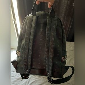 MCM Visetos Studded Stark Backpack